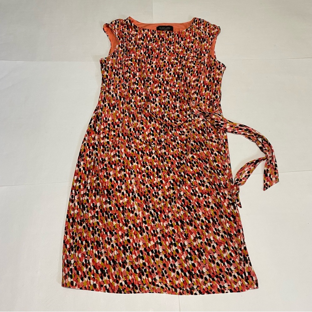 Evan Picone Multicolor Sleeveless Dress